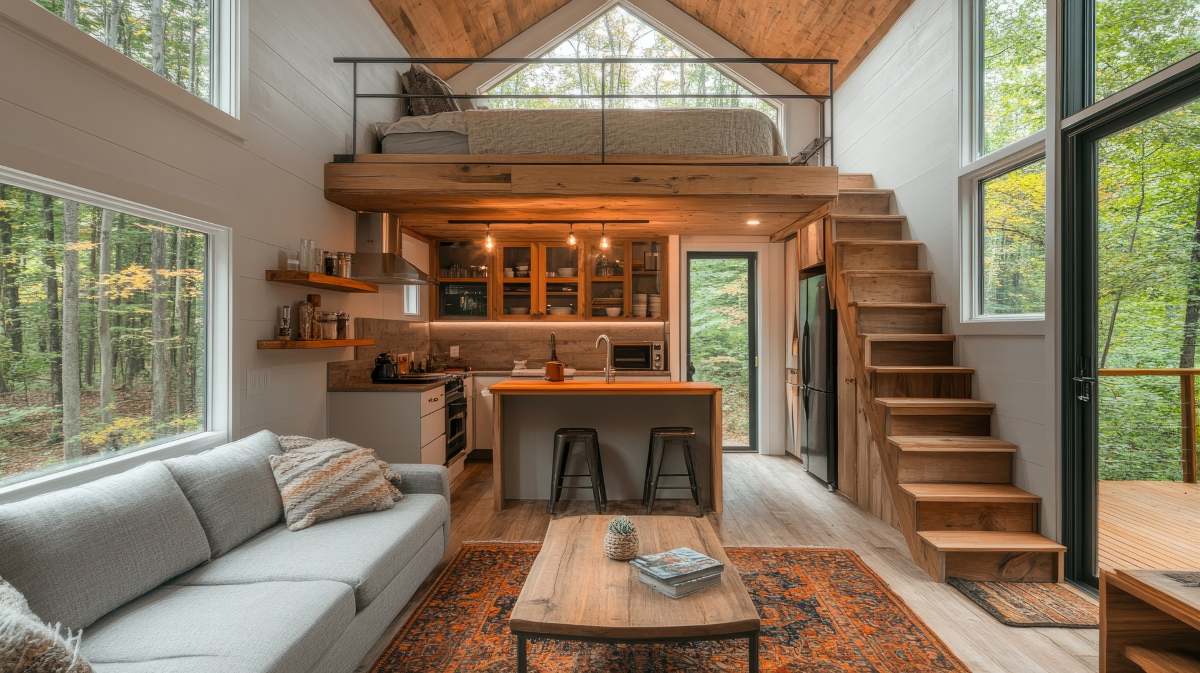 beautiful small home with loft
